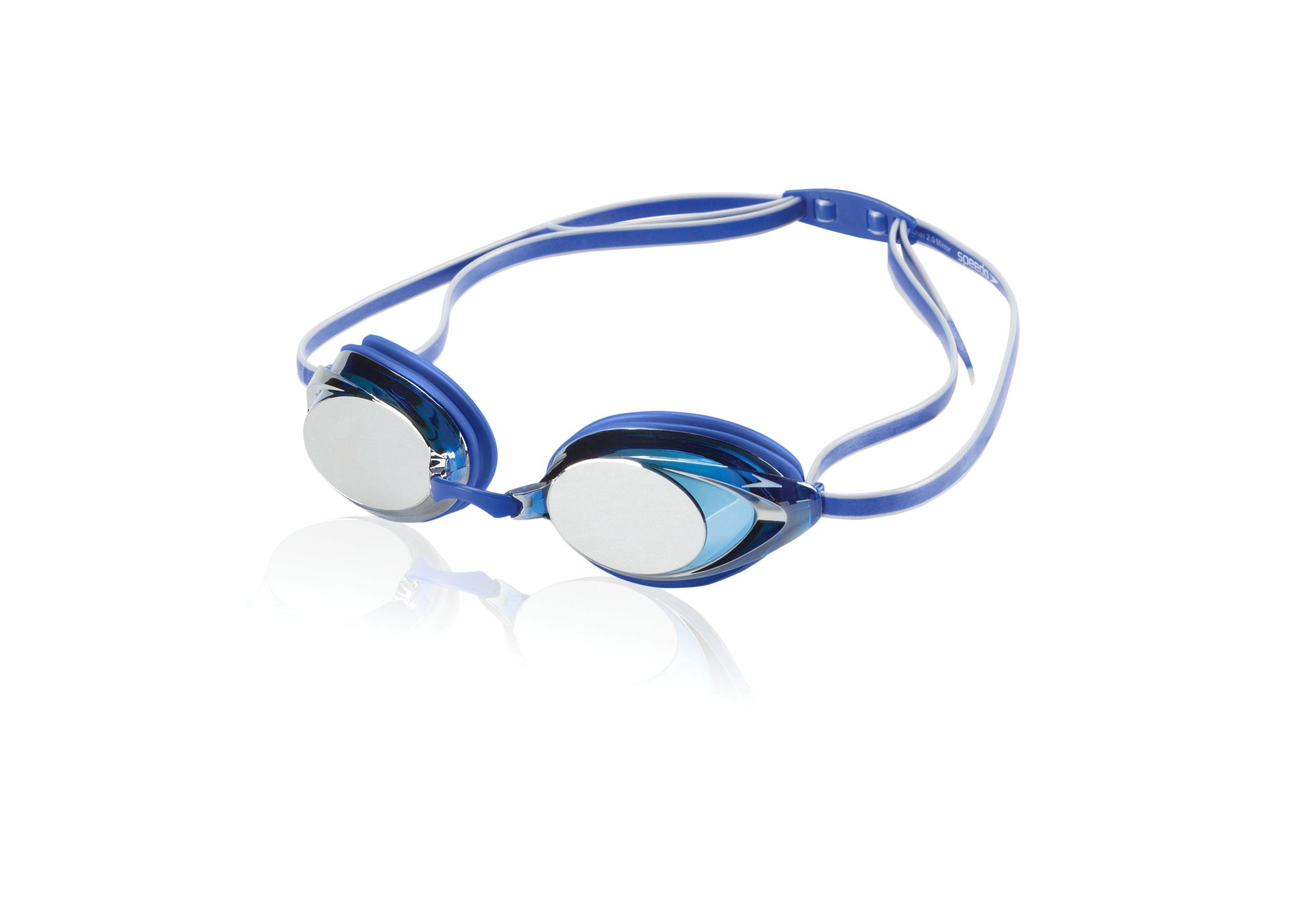 Speedo Vanquisher 2.0 Mirrored Goggles in Blue
